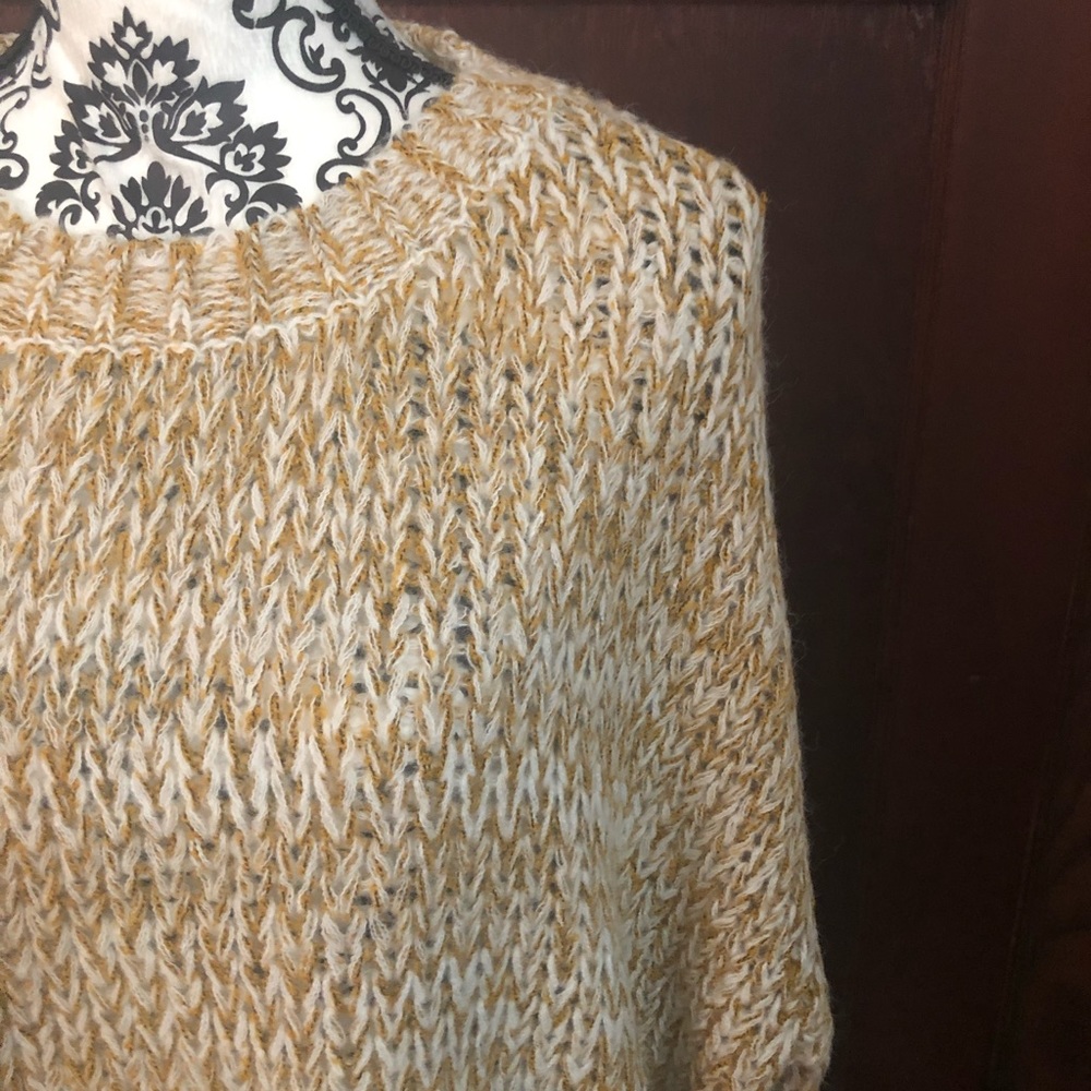 LAST ONE! Sweater in mustard and ivory - Picture 4 of 4